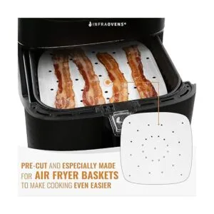 Forro de papel pergamino perforado para freidora de aire_5