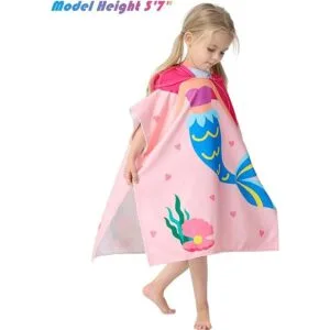 Athaelay Toalla de playa con capucha de microfibra ligera_4