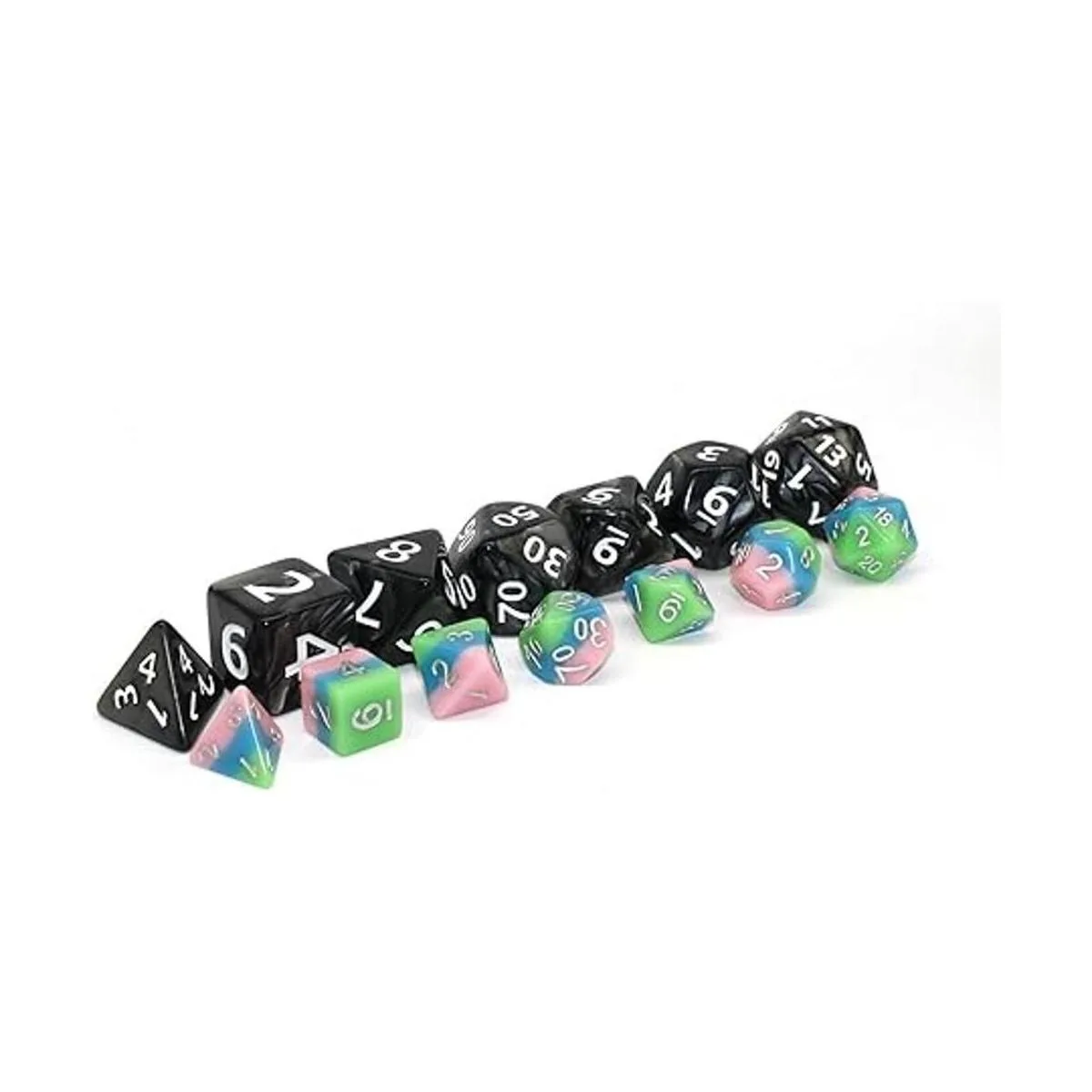 DiceDND Juego de dados RPG de 0.984 in para mazmorras y_3