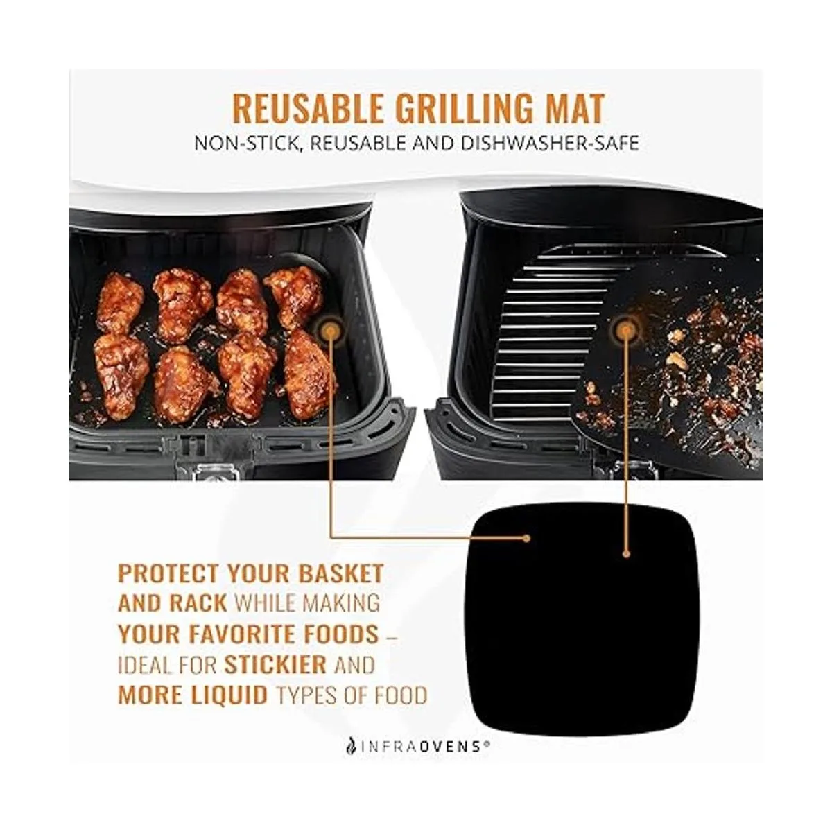 Forro de papel pergamino perforado para freidora de aire_4