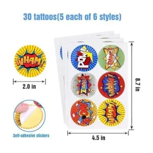 Superhéroe suministros para fiestas 24 bolsas de_6