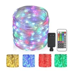 Guirnalda de luces para exteriores 80 pies 240 luces LED_1