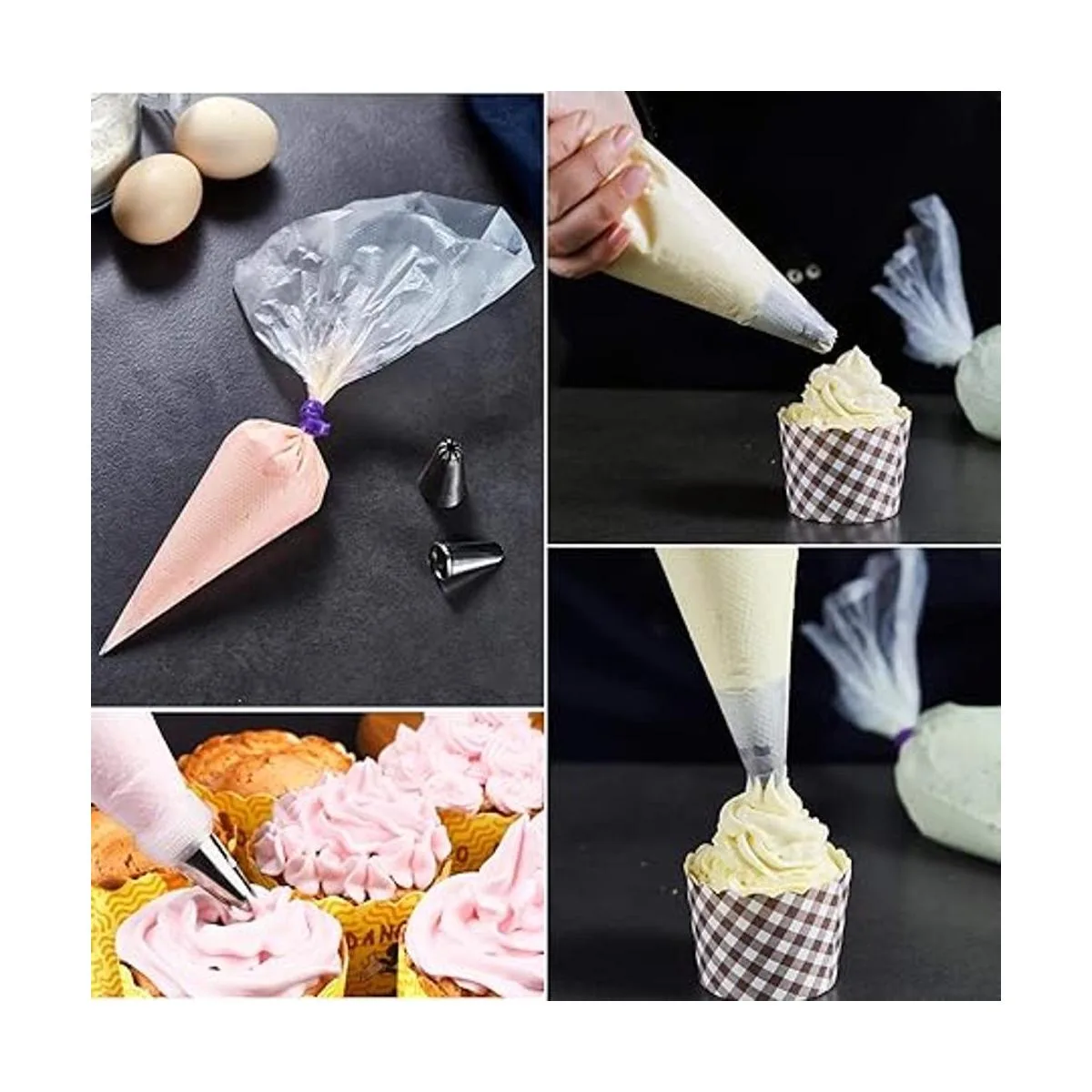 400 bolsas de tubería desechables de 12 pulgadas para