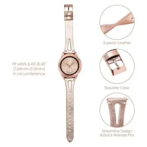 TOYOUTHS Correas de cuero compatible con Samsung Galaxy_2