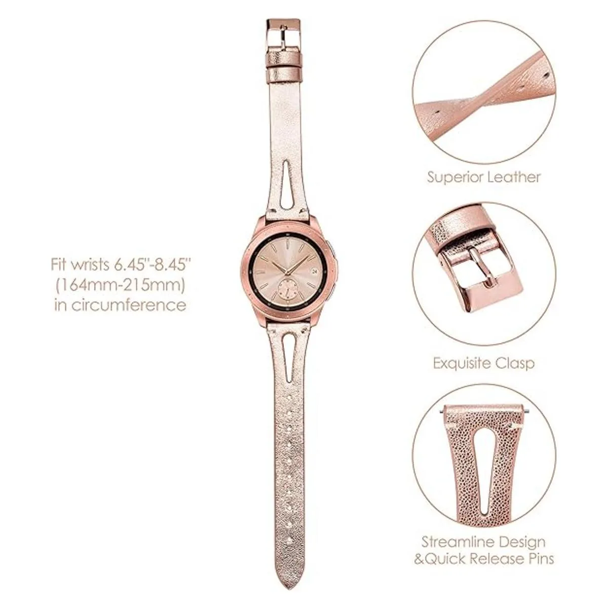 TOYOUTHS Correas de cuero compatible con Samsung Galaxy_2