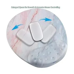 BRILA Alfombrilla de ratón con almohadilla para_5