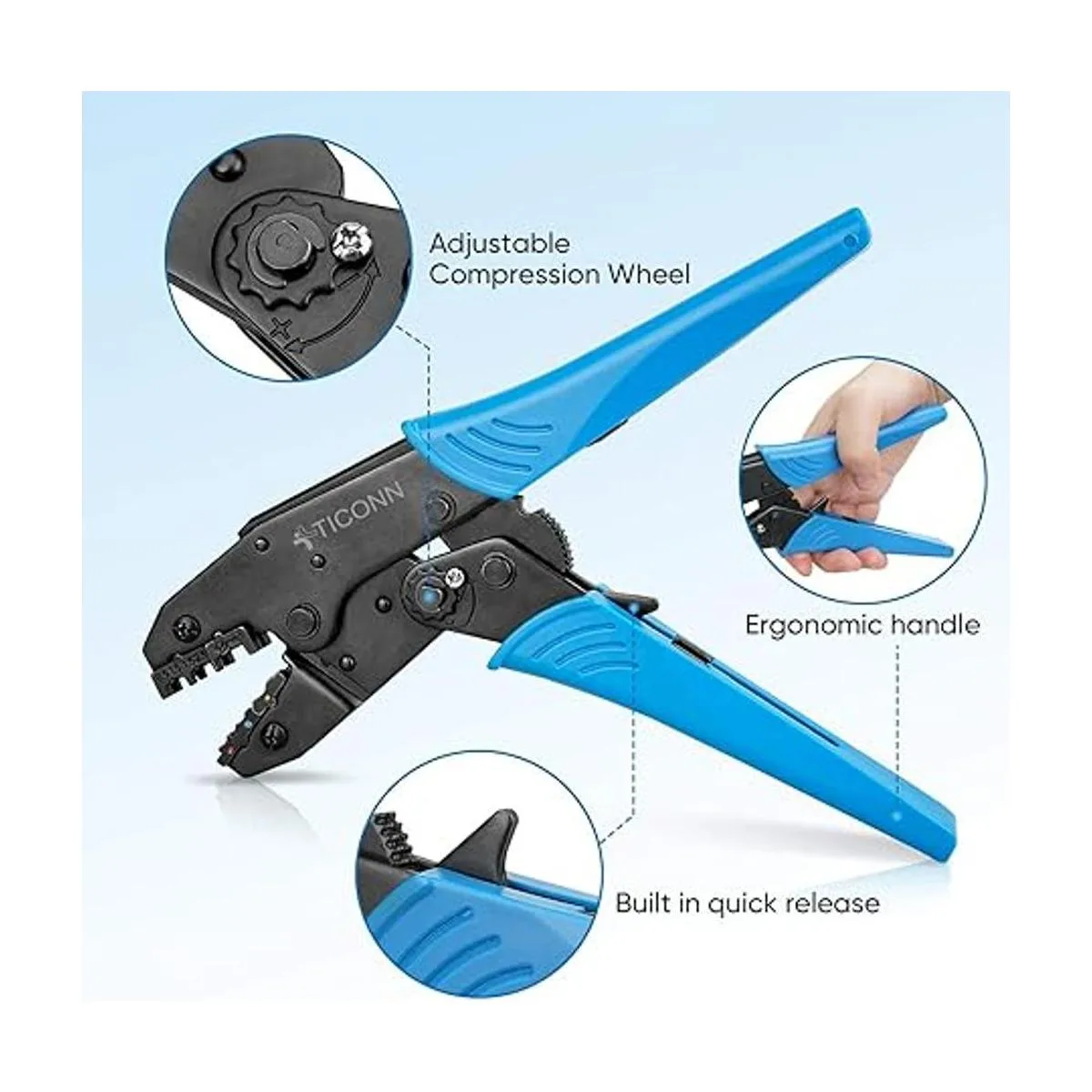TICONN Herramienta de crimpado para conectores_5