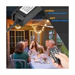 Newpow Regulador de luces para exteriores máximo de 360 W_3