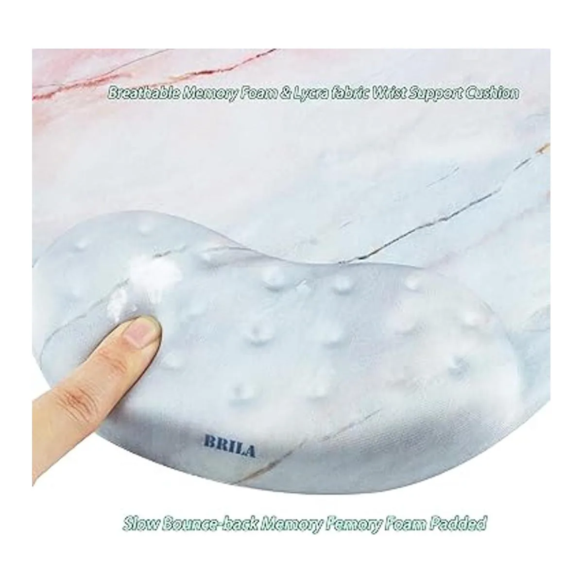 BRILA Alfombrilla de ratón con almohadilla para_6