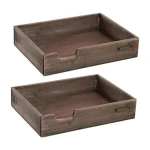 MyGift Juego de 2 bandejas de papel para documentos de_6