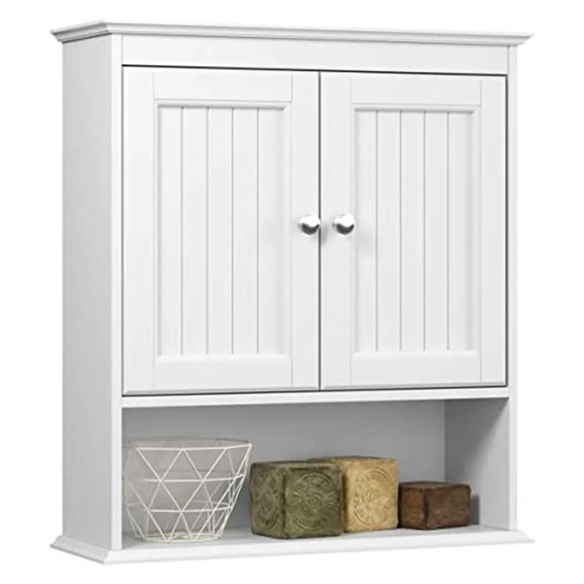 Spirich Armario de baño para el hogar montado en la pared