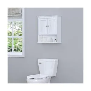 Spirich Armario de baño para el hogar montado en la pared