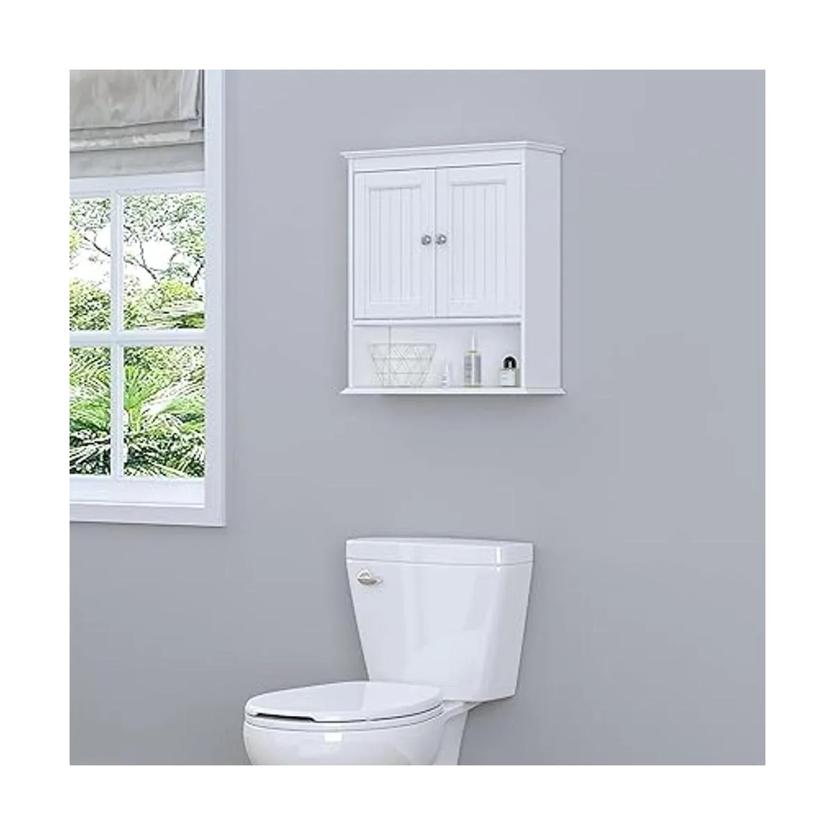 Spirich Armario de baño para el hogar montado en la pared