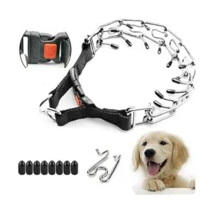Supet Collar de pinza para perro collar ajustable para_1