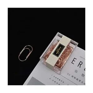 Clips de papel grandes 50 piezas de 1.969 in oro rosa_4