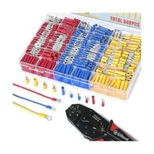 Qibaok 840 conectores de cable eléctrico terminales de_3