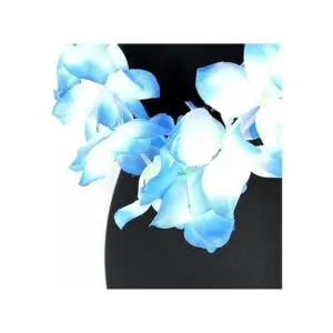 Guirnalda hawaiana de baile Hula Leis con flores_4