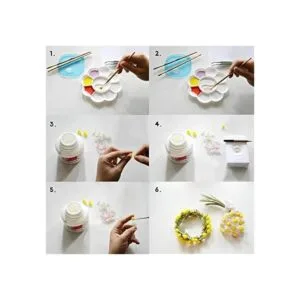 700 pompones surtidos de 1 pulgada para artes y