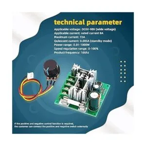 DaFuRui Controlador de velocidad de la bomba de motor CC_2