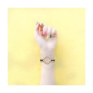 GORBEN Reloj de pulsera de madera de bambú para mujer_4