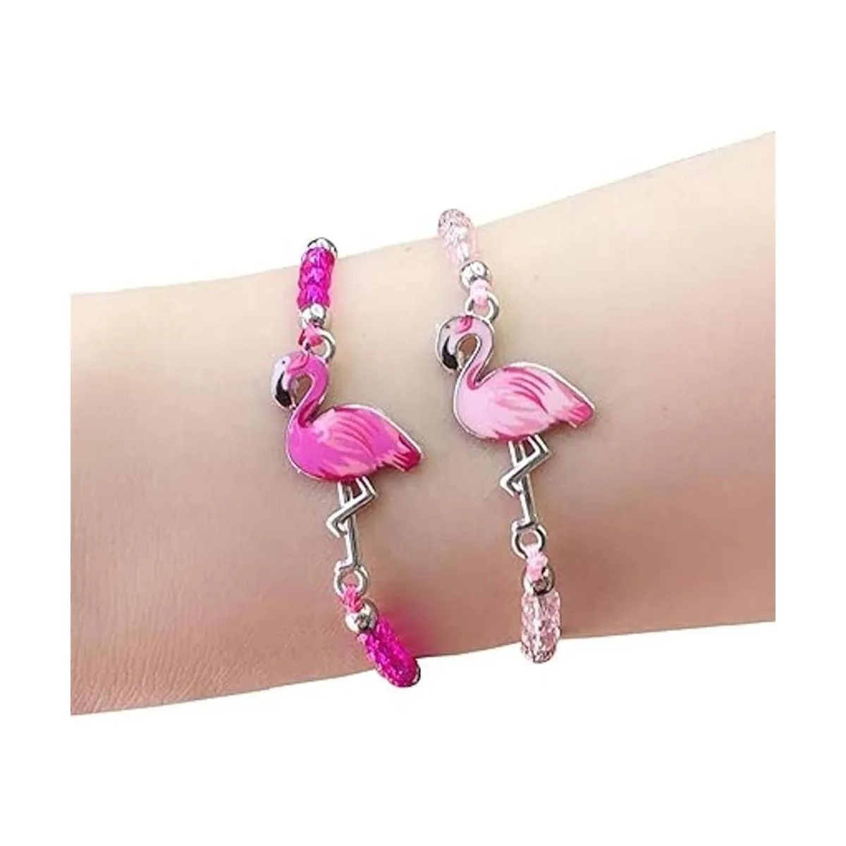 Elesa Miracle 12 pulseras de cuentas de cristal de amistad_2