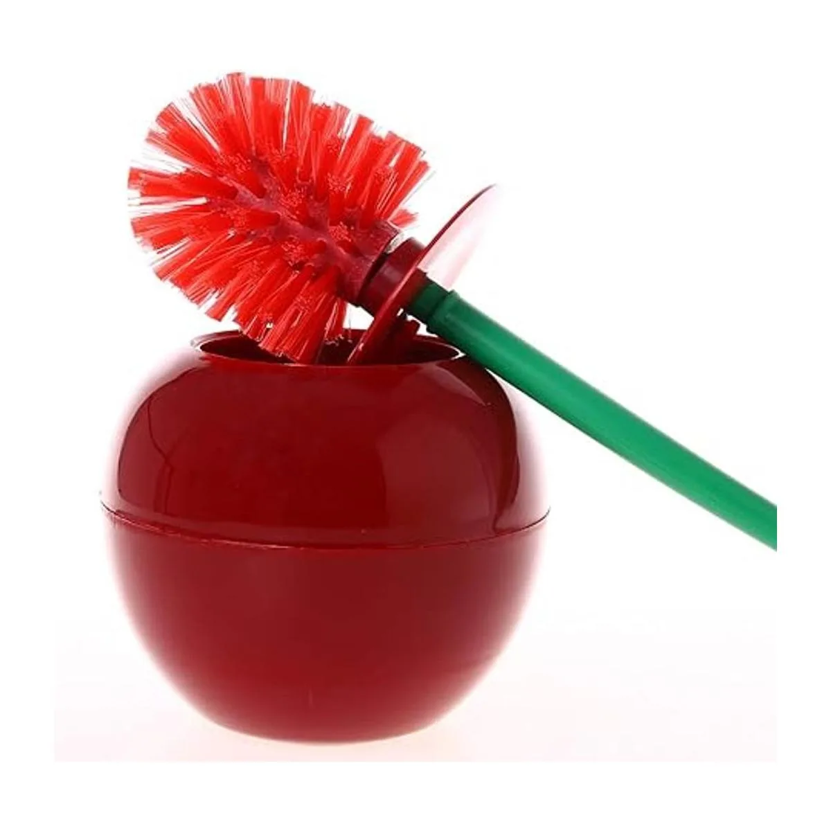 Cepillo de inodoro creativo con soporte y mango largo_3