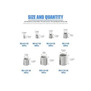 Glarks Kit de surtido de 200 piezas de tornillos de_2