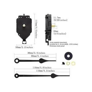 Reloj de péndulo de repuesto de mecanismo de movimiento de