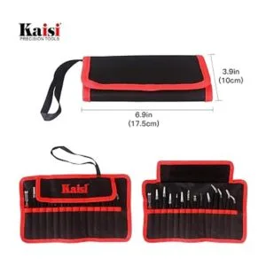 Kaisi Juego de 13 pinzas de precisión antiestáticas ESD