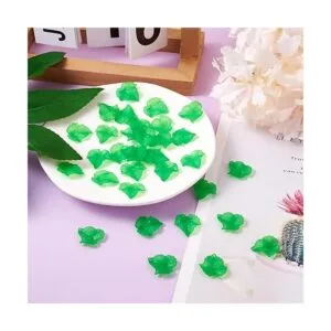 Craftdady Cuentas acrílicas de flor de hoja Acrílico_4