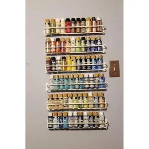 Estante extensible blanco juego de 3 Montaje en puerta_6