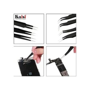 Kaisi Juego de 14 pinzas de precisión juego de pinzas