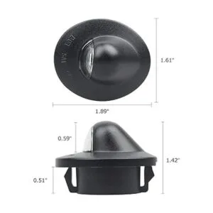 RUXIFEY Lámpara LED para placa de matrícula compatible_4