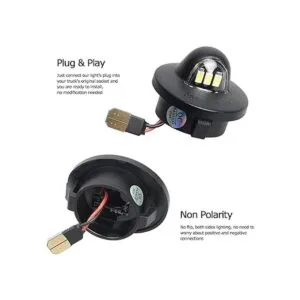 RUXIFEY Lámpara LED para placa de matrícula compatible_2