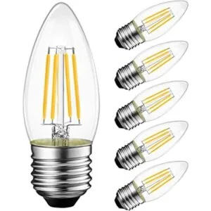 LVWIT Bombillas LED de Candelabro regulable B11 Filamento_1