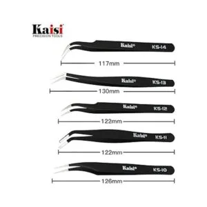 Kaisi Juego de 14 pinzas de precisión juego de pinzas