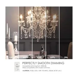 LVWIT Bombillas LED de Candelabro regulable B11 Filamento_4