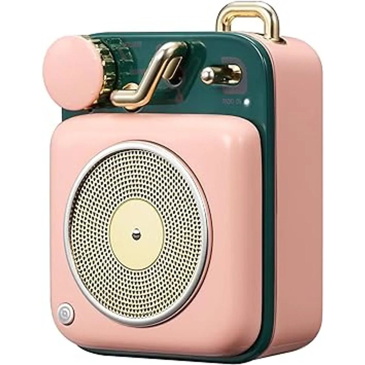 Mini altavoz Bluetooth botón Muzen de metal con cordón_2