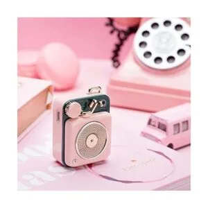 Mini altavoz Bluetooth botón Muzen de metal con cordón_3