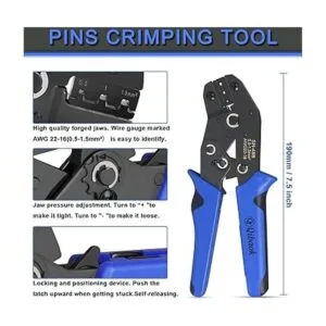 Qibaok Kit de herramientas de crimpado de terminales de