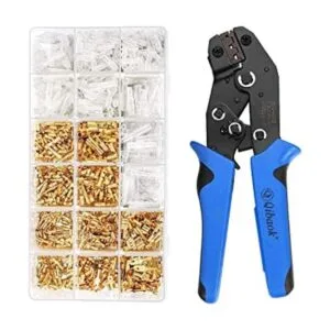 Qibaok Kit de herramientas de crimpado de terminales de