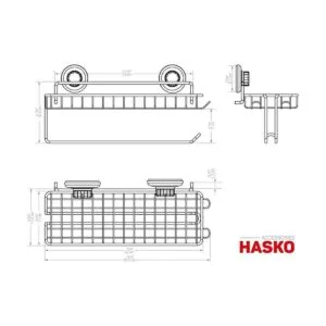 HASKO accessories Soporte de toalla de papel con ventosa_6