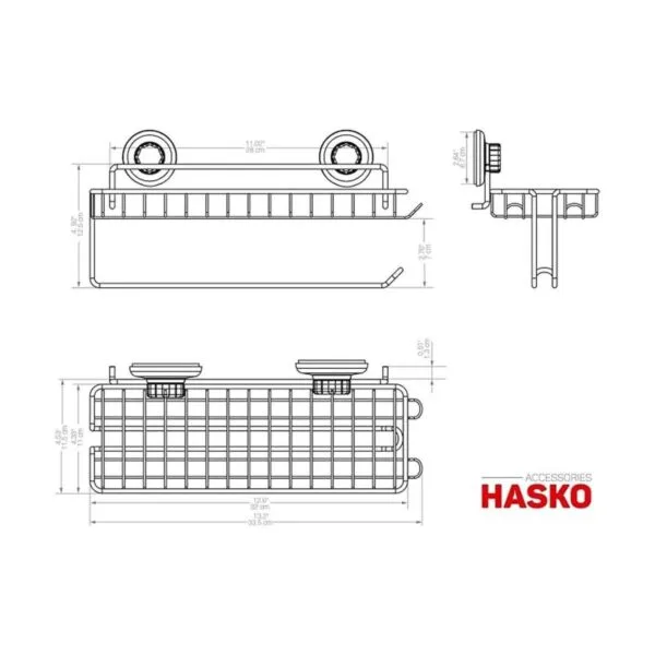 HASKO accessories Soporte de toalla de papel con ventosa_6