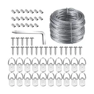 Kit de colgar imágenes ganchos de imagen con anillo en D