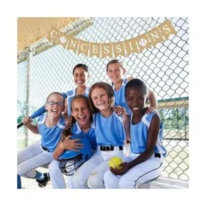 Rainlemon Bandera de concesiones de yute con temática de_4