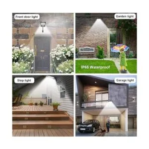 Aqonsie 48 luces LED solares remotas para exteriores_2