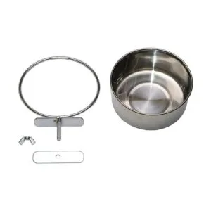 Cuenco de agua para alimentos para mascotas con soporte de