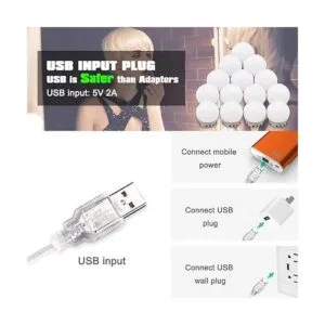 Pretmess Kit de luces de espejo de tocador estilo_4