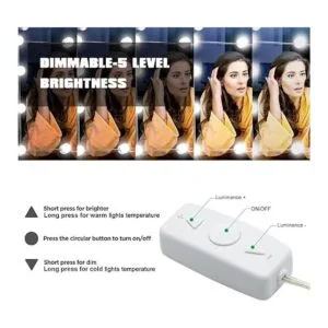 Pretmess Kit de luces de espejo de tocador estilo_3