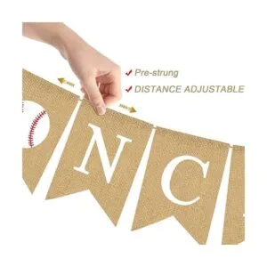 Rainlemon Bandera de concesiones de yute con temática de_5